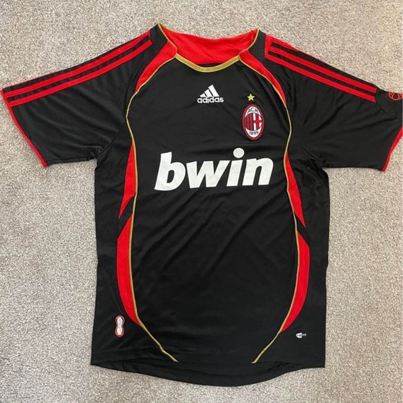 Adidas Black and Red Soccer Jersey - Picture 1 of 6